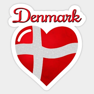 Flag of Denmark, Danmarks flag Sticker